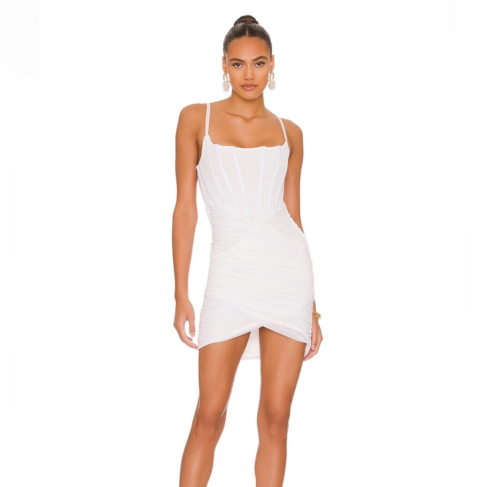 Revolve Diana Mini Dress OW Collection White Bridal Bachelorette Party